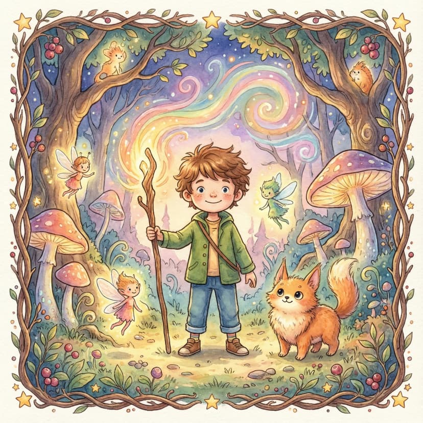 AI-generated storybook cover